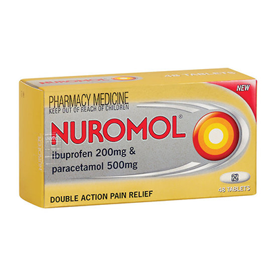 Nuromol Double Action Pain Relief 48 tablets - Green Cross Chemist