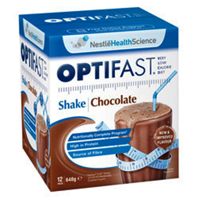 Optifast Shake Chocolate 12 x 54g - Green Cross Chemist