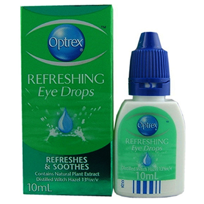 Optrex Refreshing Eye Drops 10ml - Green Cross Chemist