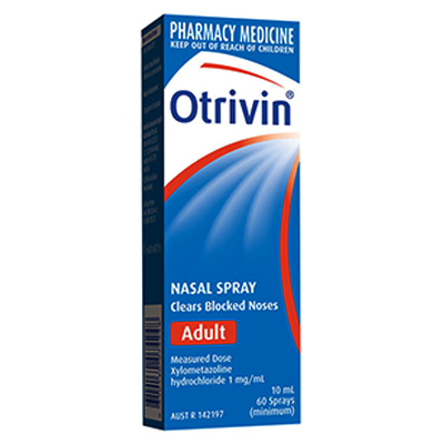Otrivin® Blocked Nose Adult Nasal Spray Original 10ml - Green Cross Chemist