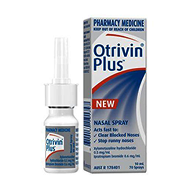 Otrivin® Plus Blocked Nose Nasal Spray 10ml - Green Cross Chemist