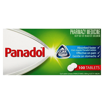 Panadol with Optizorb Pain Relief Tablets100s - Green Cross Chemist