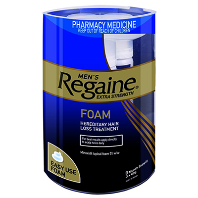 Regaine Extra Strength Foam Hair Loss Treatment 3x 60g - Green Cross Chemist