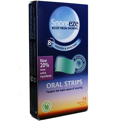 Snoreeze Snoring Relief Oral Strips 14s - Green Cross Chemist
