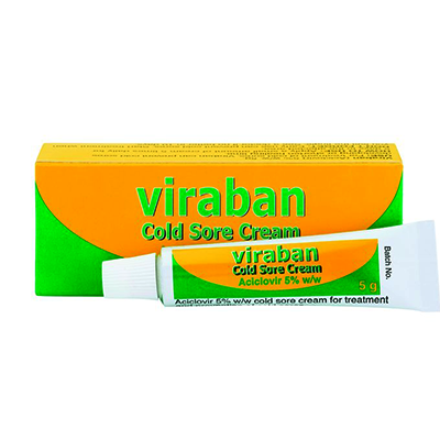 VIRABAN 5% (Aciclovir) CREAM 5g - Green Cross Chemist