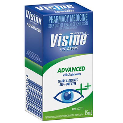 Visine Advance Eye Drops 15ml - Green Cross Chemist