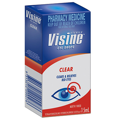 Visine Clear Eye Drops 15ml - Green Cross Chemist