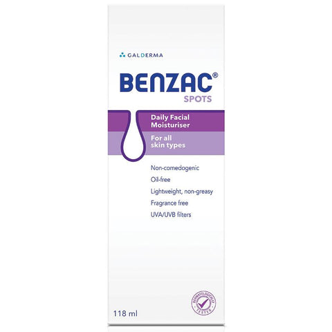 Benzac Facial Moisturiser SPF 15+ 118ml