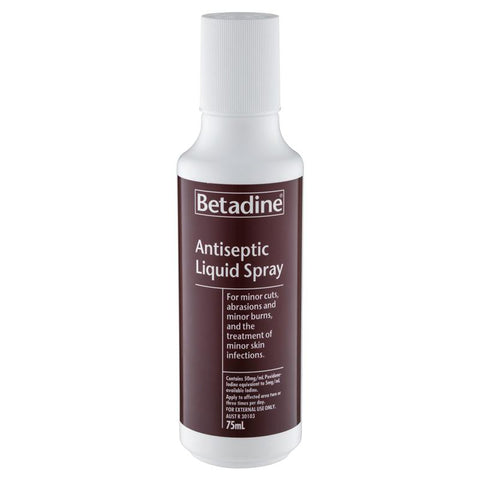 Betadine Antiseptic Spray 5% 75ML