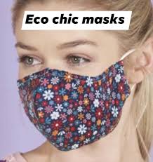 Face Mask Ditsy Eco Chic Reusable Face Cover