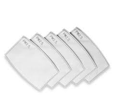 Face Mask Filters Pack of 5