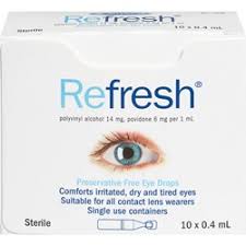 Refresh Plus Eye Drop 30x0.4ml - Green Cross Chemist